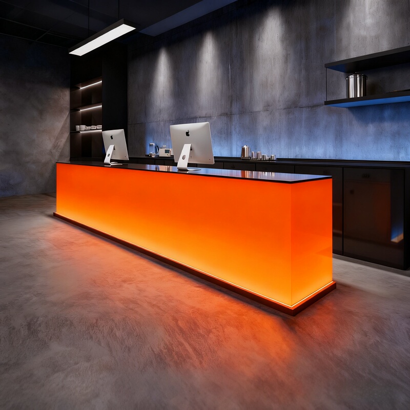 Simple Modern Gradient Acrylic Reception Desk Hotel Cashier Counter Beauty Salon Bar Counter Light Luxury Nightclub Ktv Counter Simple Modern Gradient Acrylic Reception Desk Hotel Cashier Counter Beauty Salon Bar Counter Light Luxury Nightclub Ktv Counter