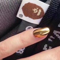 Gold Chia Fashion Tide Play 999 Foot Gold Nail Cover 24k Pure Gold Rubbing Mahjong Meme Patch Girlfriend Jewelry Gift