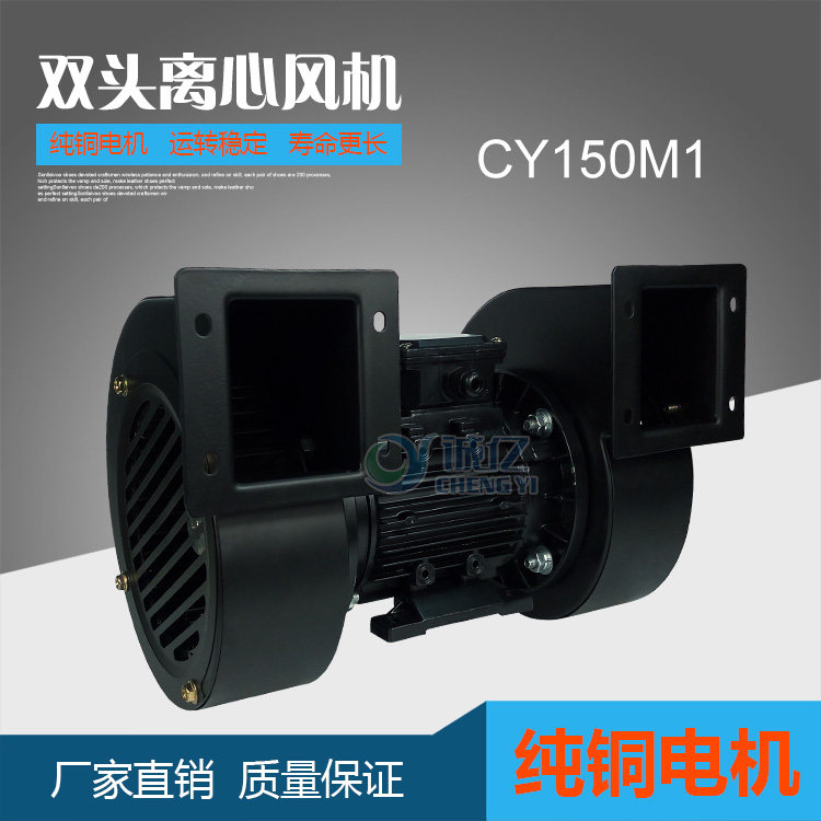 Double head centrifugal fan CY150M1 double head hair dryer disc machine sole injection molding machine 550W