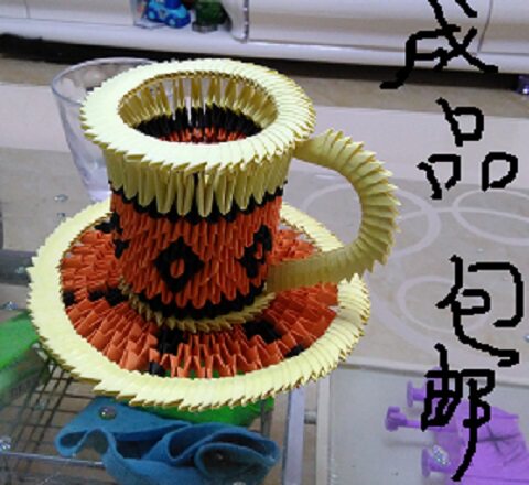 Small Snails Artisanal Triangle Inserts Creative Folding Paper Cups Finished Birthday Gift Lover Gift student Job