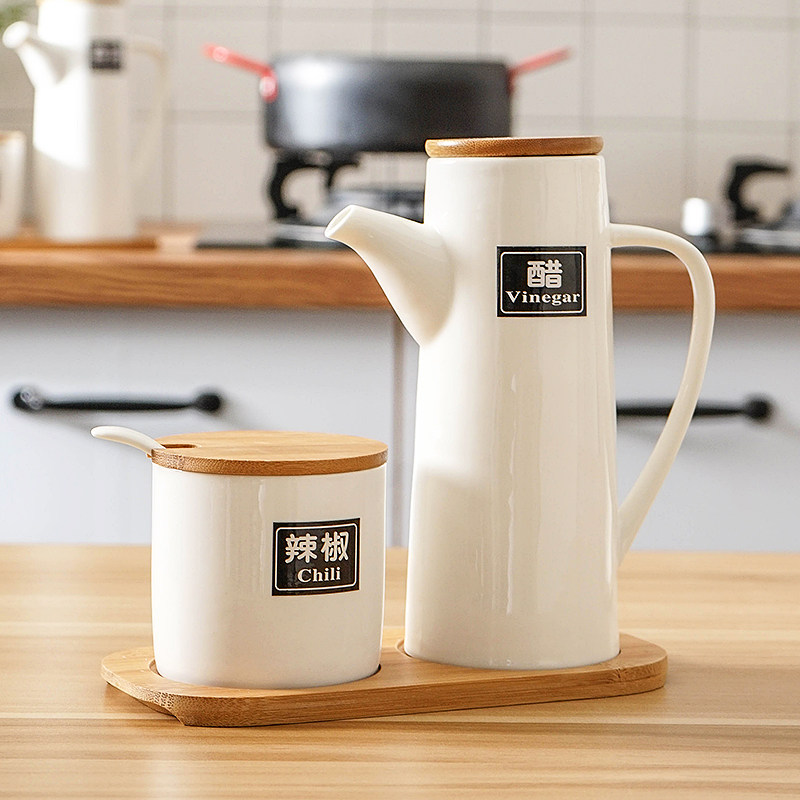 Restaurant vinegar pepper canned commercial tank vinegar bottle jar suite housekitchen appliances