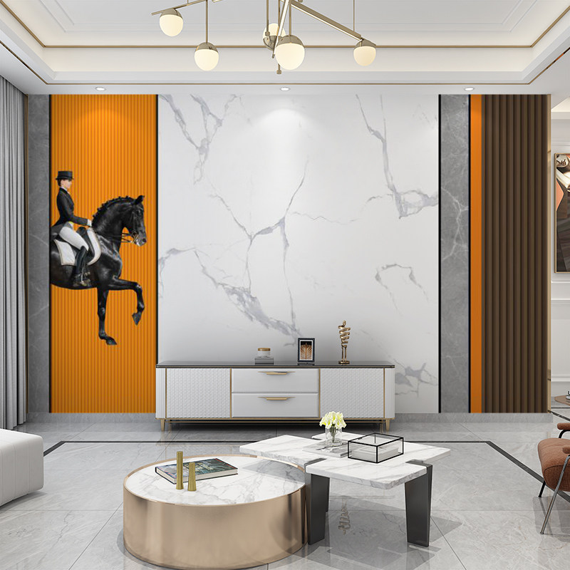 Bamboo Wood Fiber TV Background Wall Nordic Integrated Wall Panel Modern Brief Bedrooms Movie and TV Living room Quick-fit wall panels