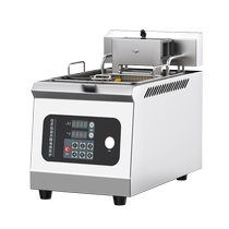 Wheat Chef frying pan commercial automatic lifting electric frying oven high-end intelligent single double cylinder fried fries fries oil slick machine
