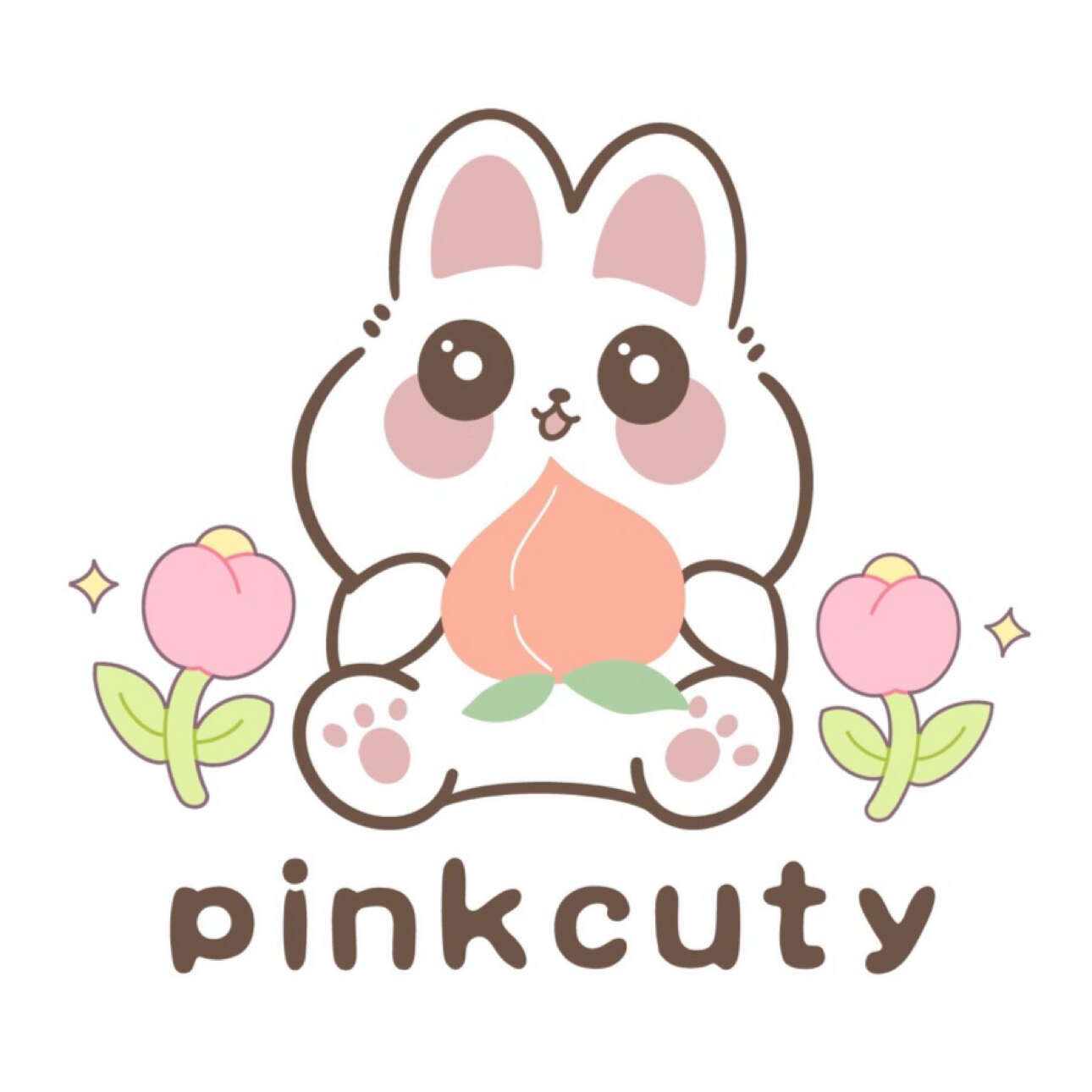 Pinkcuty美瞳店的LOGO