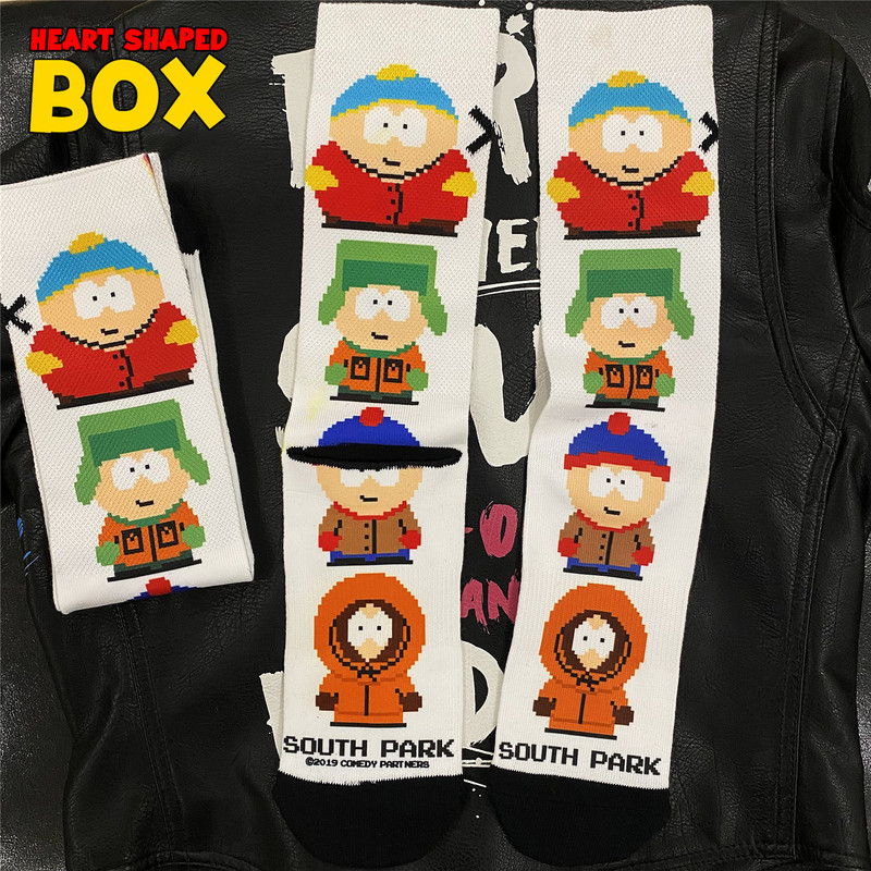 South Park Cartoon Mid-Calf Socks