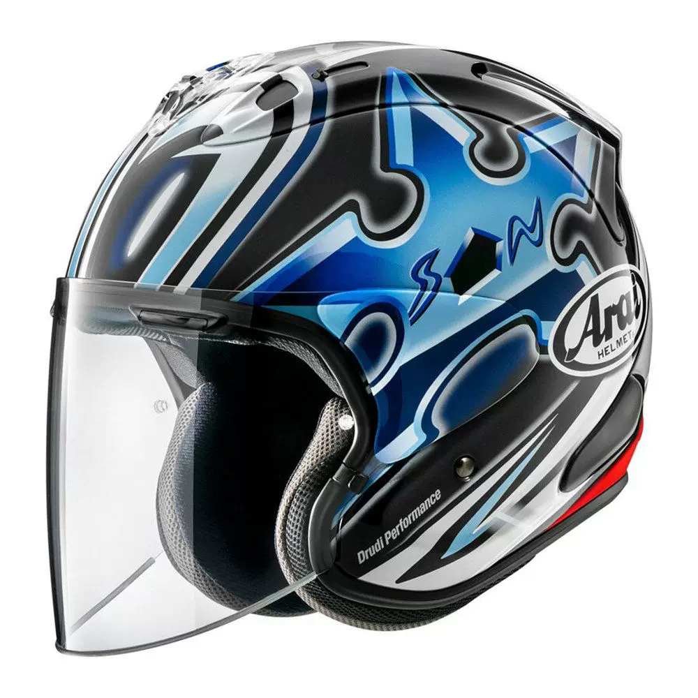 Летний мотоциклетный шлем ARAI VZ-RAM, пятизвездочный сертифицированный полушлем 3/4, в том же стиле, что General Pedrosa