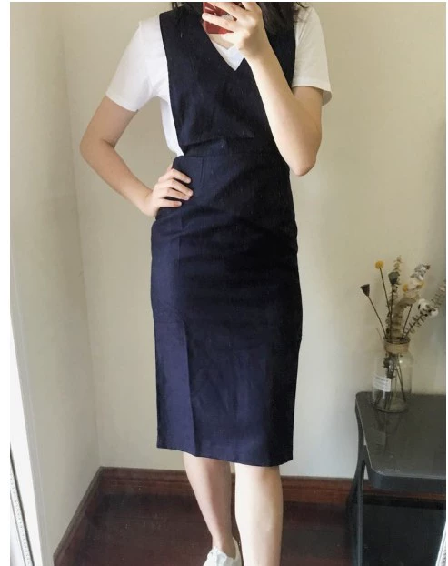 Mùa xuân 2018 mới của phụ nữ mới màu xanh gió OL