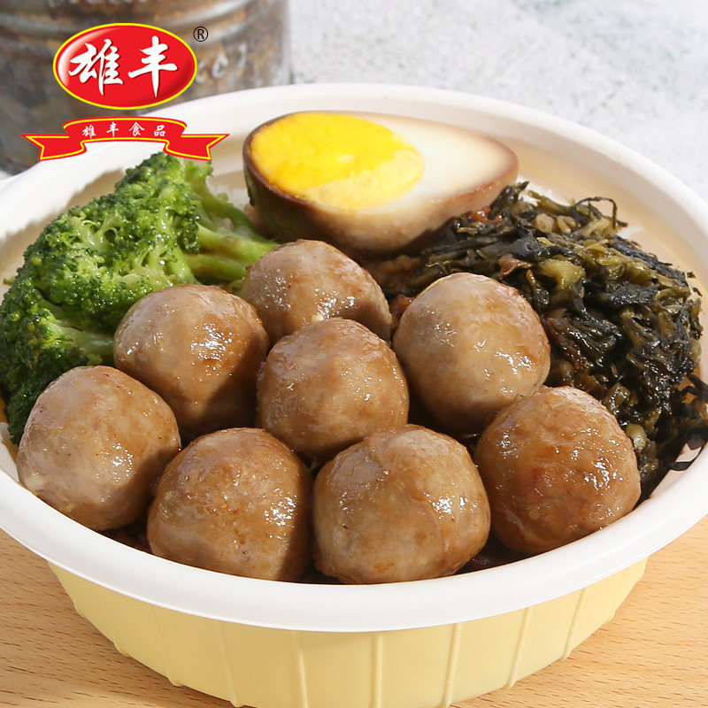 Xiongfeng Beef Flavor Balls 500g Hot Pot Mala Tang Oden Ingredient Beans and Meatballs Wholesale