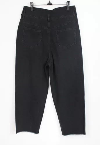 Женские весенние черные джинсы с молнией, штаны