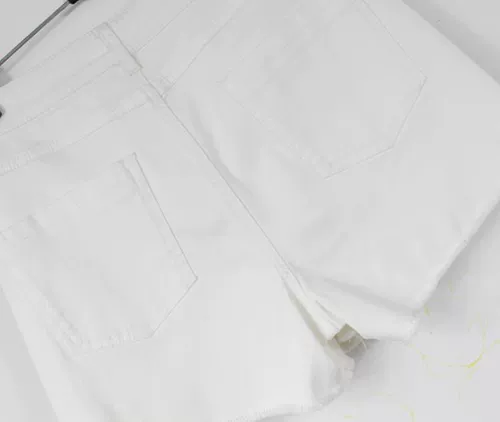 Женские летние белые модные джинсы, шорты, юбка