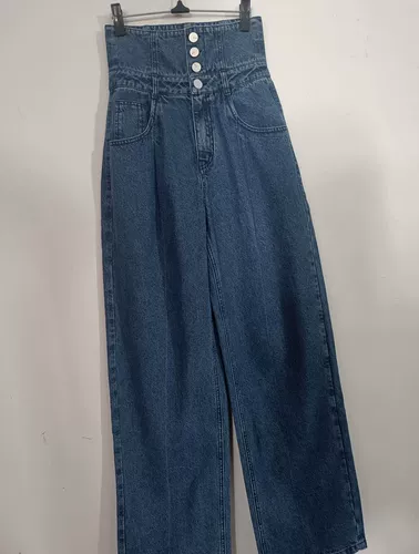 Женские синие штаны для отдыха, джинсы, высокая талия