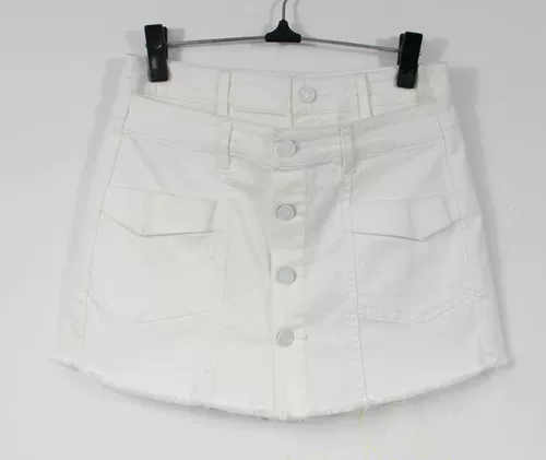 Женские летние белые модные джинсы, шорты, юбка