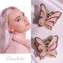 Spot USA chvker jennie love with brand cute butterfly hair clip