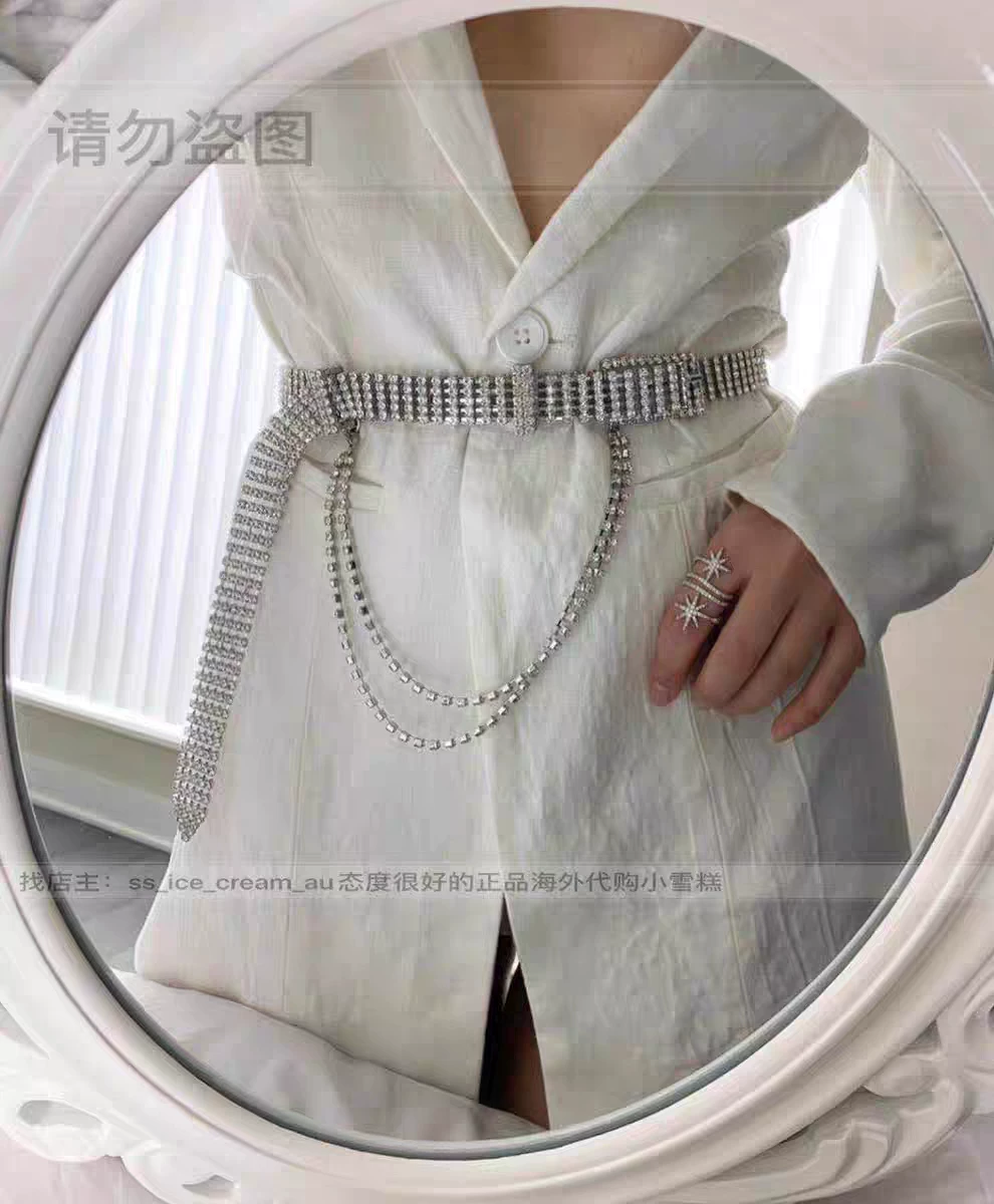 Пояс модный супер блеск бриллиантовый пояс Fashion Belt