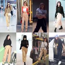 Spot I AM GIA Xie Ke Yin Lisa Hyuna Bella Song Yueba waiting for classic overalls