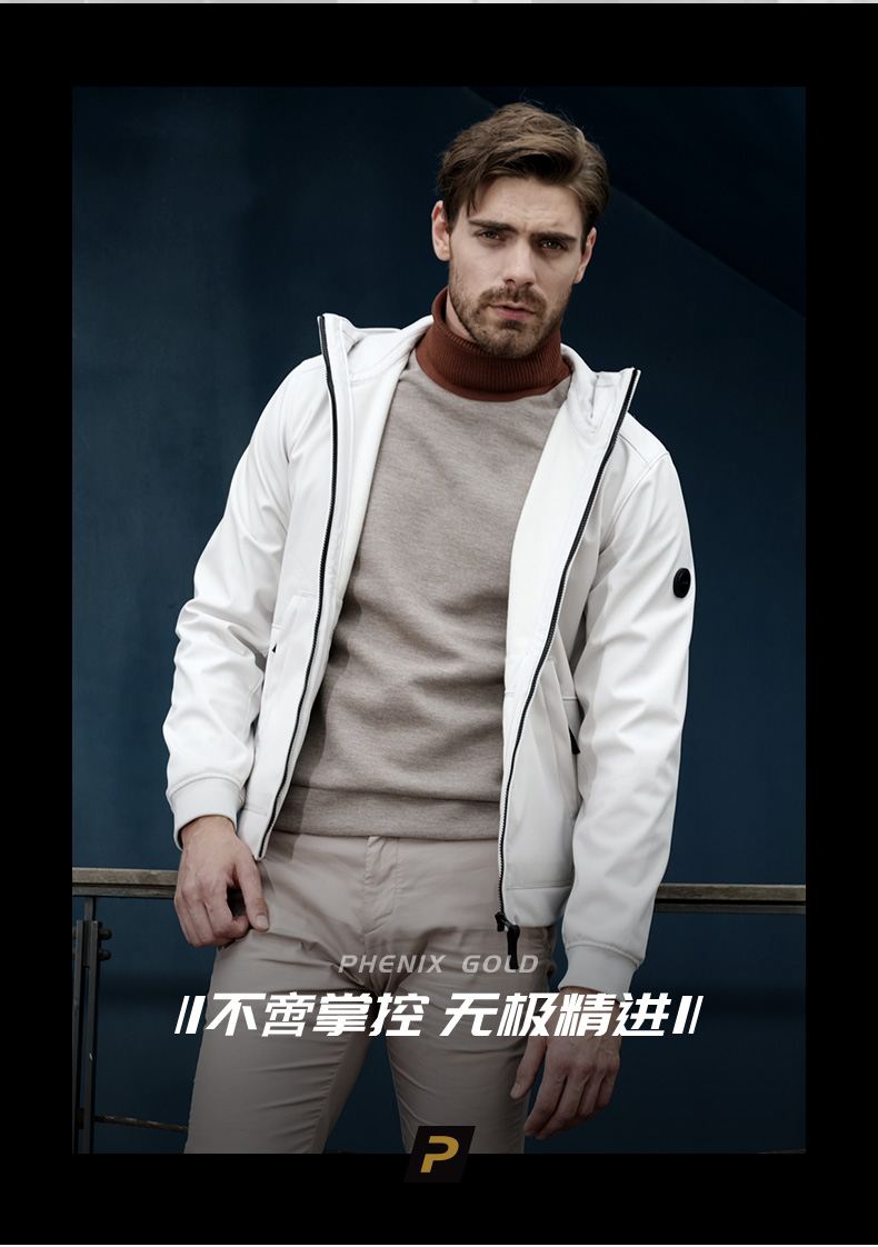 日本 Phenix 上身超好看的 男3L防风软壳 图4