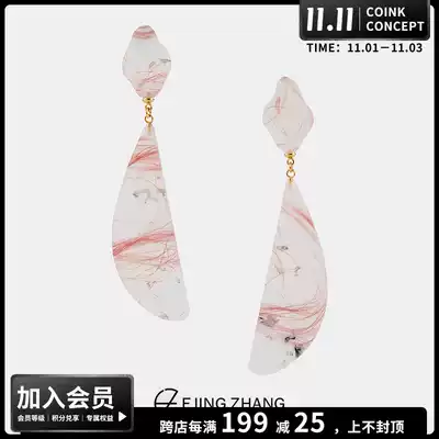 EJING ZHANG ANGEL ear drop ANGEL PENDANT EARRINGS 2019AW