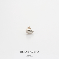 OLIO E ACETO drip earrings 925 sterling silver handmade texture designer earrings COINK CONCEPT