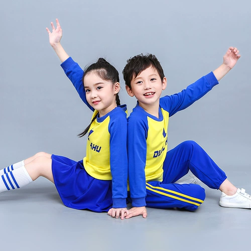 Детские костюмы осенние спортивные встречи церемония открытия костюмы Девочки Чирлидинг костюмы Детские костюмы болельщики
