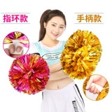 Цветочный мяч LA LA Команда с цветами и танцевальными представлениями Plaza Dance Ball Dancing Dance Harding Shake Flowers Студенты Лара Операция