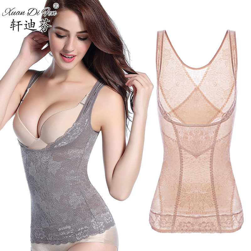 Strong abdominal waist waist small belly shaping slimming fat burning vest top half body body sculpting body underwear women