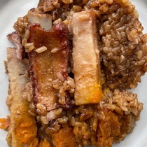 Zhou Xiaoni signature Taro spare ribs Egg yolk dumplings handmade freshly made chopped pepper plum dried vegetables Spare ribs dumplings Shunfeng