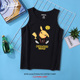 Pikachu vest mannuffed với in siêu bắn vài sinh viên trang phục xu hướng cá tính mùa hè vai-less tay t-shirt