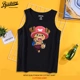 Áo vest vua hải lý nam thương hiệu thủy triều rung siêu lửa 乔巴 áo thun cotton giản dị dành cho sinh viên mùa hè - Áo vest cotton các loại áo ba lỗ nam