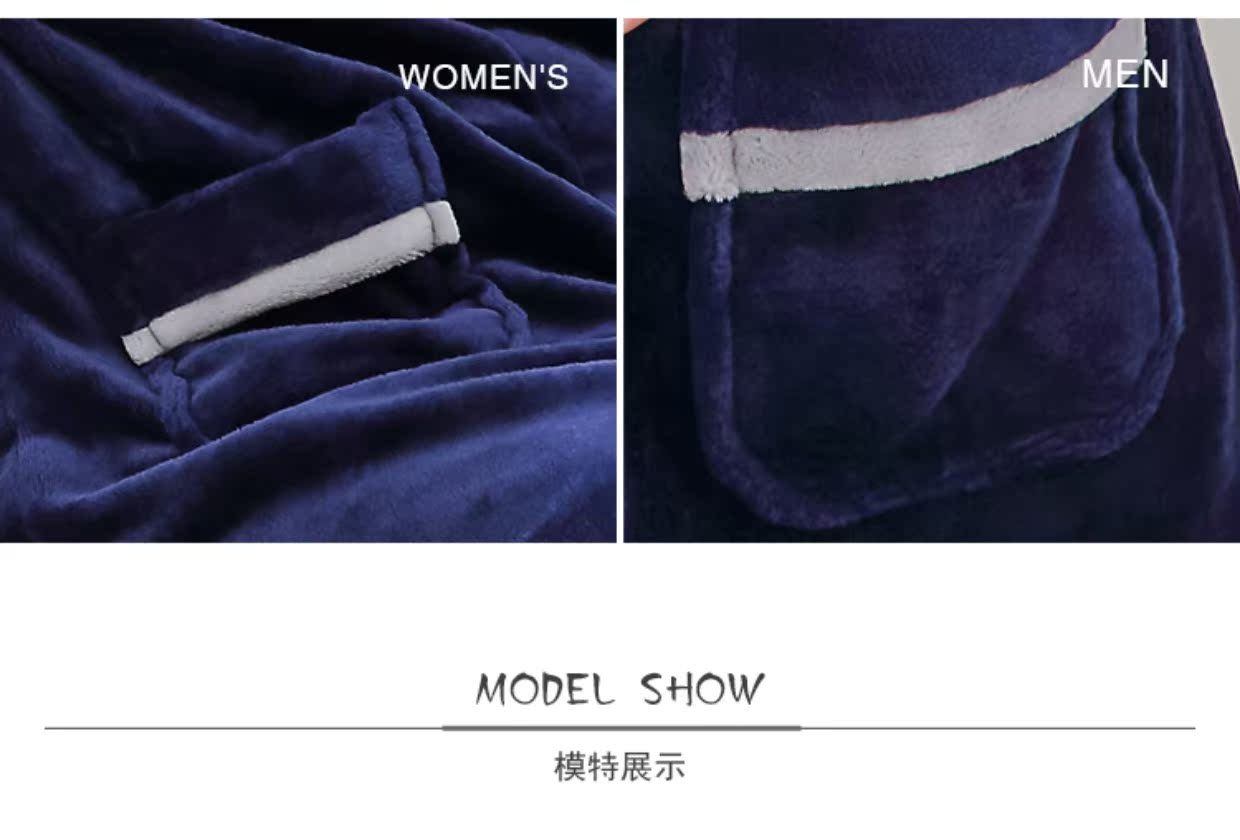 Áo ngủ nam mùa đông flannel vài bộ đồ ngủ áo choàng tắm nữ san hô lông cừu dày lên cộng với dịch vụ nhà mùa thu Trường Xuân đồ ngủ trẻ em
