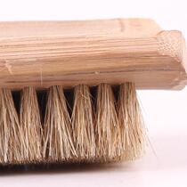 Pig hair brush 9*17 Pig mane soft hair brush Down jacket brush plate brush Laundry cleaning brush Bamboo shoe brush