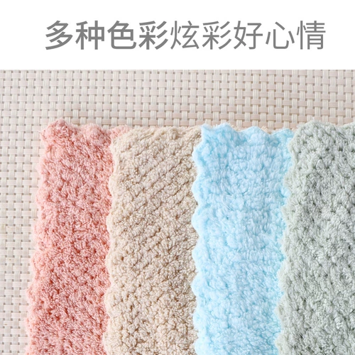 Домашняя ткань для мытья посуды без масляной тряпичной кухни.