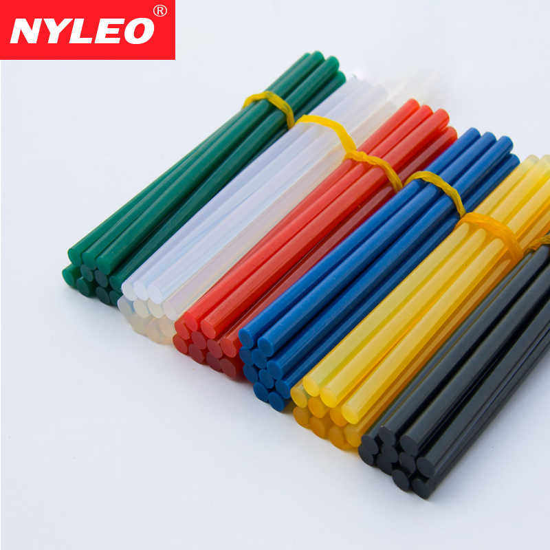 Applicable hot melt adhesive rod 7mm hot melt rubber silicone rubber glass stick color hot rubber gun