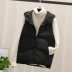 Áo vest cotton nữ mùa đông ngắn phiên bản Hàn Quốc 2018 áo vest mới sinh viên đơn giản, mềm mại, áo vest nữ bằng vải cotton thời trang trung niên nữ cao cấp  Áo vest