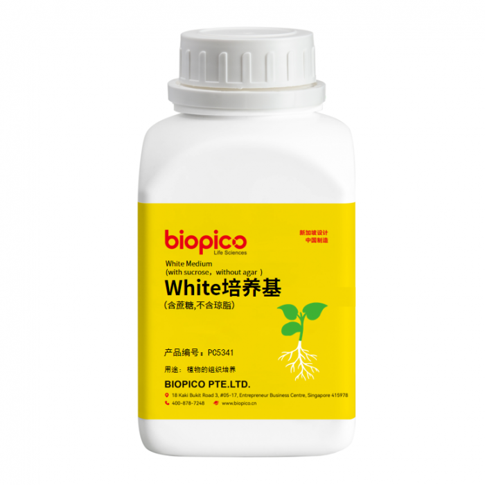 White培养基粉末1kg/瓶植物培养基2-8℃保存室温运输