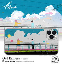 (tpu material) Owl Express agent Klaro phone case around transparent bottom Klaro