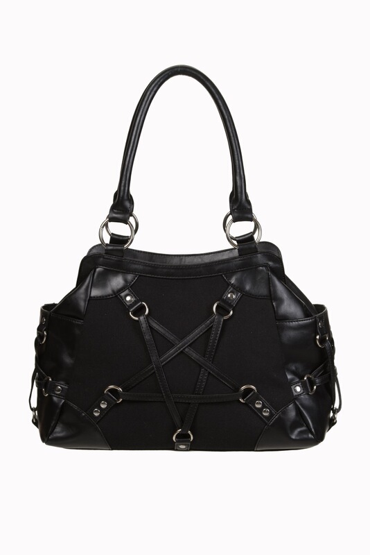 Spot Banned British Official Authentic Gothic Dark Five-Pointed Star Strap Large Bag Shoulder Handbag Bg7095