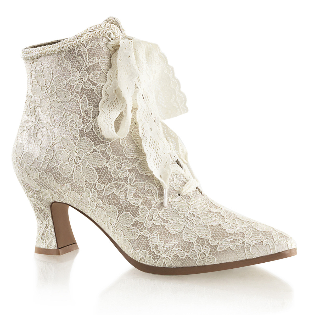 Fabulicious VICTORIAN-30 Authentic American Lolita Elegant Victorian Lace High Heels