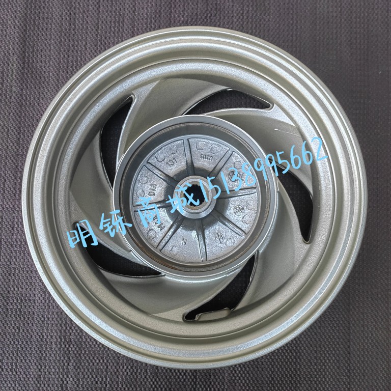 适用五羊本田国四迅鲨新喜鲨WH125T-9/10电喷摩托车后轮毂圈车圈解析