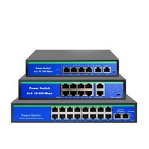 Network cable power supply 48V monitor 4 openings 8 2 openings 16 openings 1100 trillion cameras double cascade standard POE switch