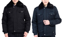 Security thick winter cotton jacket short cold cotton jacket security coat mens jacket warm