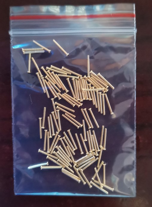 Module power stitch pin pins gilding 0 6mm * 7 0mm * 1 1mm 100 packets