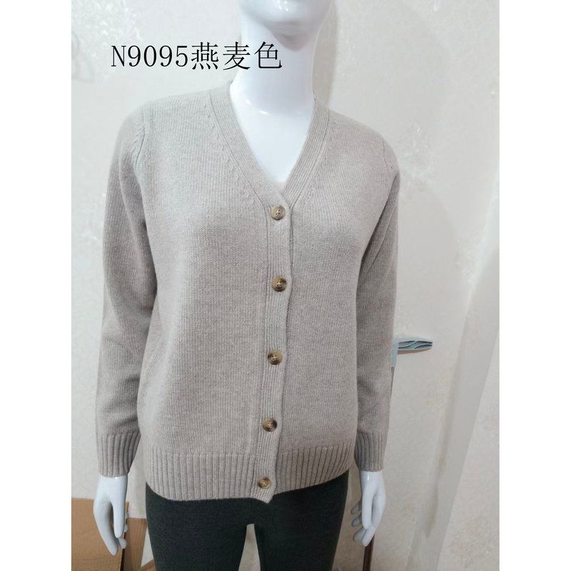 【New Arrivals on 10.20】Kvss 26/2 Coarse Wool Three-Strand Thick Cardigan Cashmere Sweater