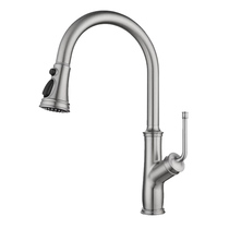 Outlet North American Drawing Kitchen Black Tap Full Copper Hot And Cold Sink Wash Basin Flush Pattern