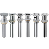 Basin drainer all-copper bouncing basin drainer table basin washbasin glass basin flap downpipe fittings