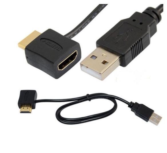 Standard interface HDMI Connector 0 5 m with USB interface auxiliary strengthening power supply wire 50cm