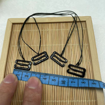 Black wide buckle fine with soft cow fascia high-play transparent strap with straight collar Shoulder Wedding Dresses Underwear Invisible Shoulder Strap Bra Accessories