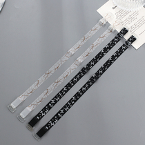 Plastic Buckle Underwear Silicone Printed Shoulder Strap Adjustable Bra Invisible Harness Comfort Bra Strap Without Marks