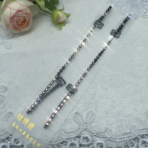 Suitable for slim fit slim sister slim fit elastic black double shoulder water drill lingerie bra accessories shoulder strap