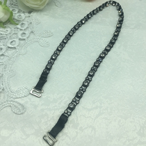 Single shoulder elastic small chest water drill shoulder strap invisible shoulder strap water drill chain underwear bra invisible shoulder strap invisible harness