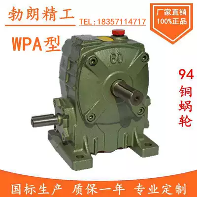 Factory Direct sale WPA40 50 60 70 80 100 120 135 steel worm gear reducer Reducer